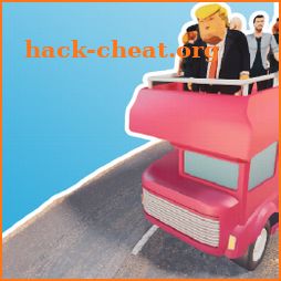 Realistic Crazy Bus 3D icon