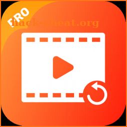 Recover deleted video: Backup - recover video icon