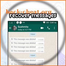 recover messages for whats : chats&conversations icon