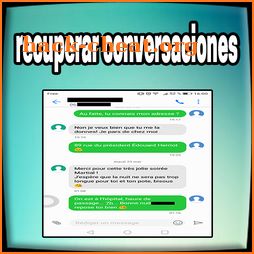 recuperar conversaciones borradas : mensaje & sms icon
