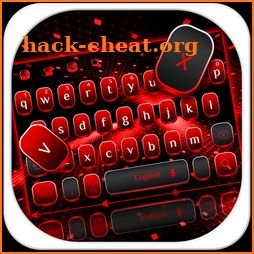 Red Black Keyboard icon