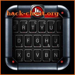 Red Black Metallic Keyboard Theme icon