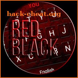 Red Black Theme Keyboard icon