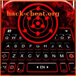 Red Cool Sharingan Keyboard Background icon