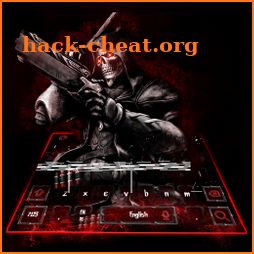 Red Death Skull Gun Keyboard Theme icon