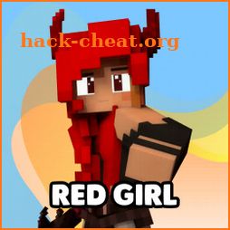 Red Girl Skin for Minecraft icon