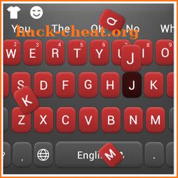 Red Gray Keyboard icon