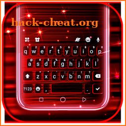 Red LED Flash Keyboard Theme icon