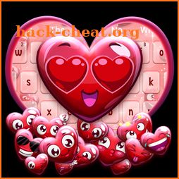 Red Love Heart Emoji Keyboard icon