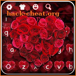 Red Love Rose Keyboard icon