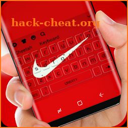 Red Nike Keyboard icon