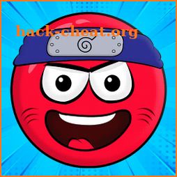Red Ninja Hero 4 : Ball Bounce Adventure icon