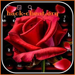Red Rose Flower Romantic Keyboard icon