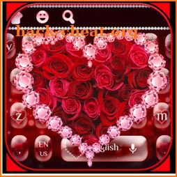Red Rose Love Diamond Keyboard icon