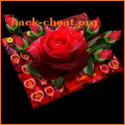 Red Rose Love Keyboard icon