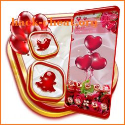 Red Rose Love Launcher Theme icon