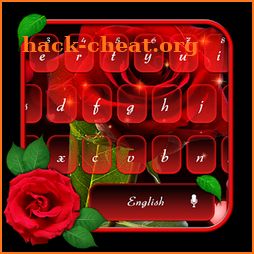 Red Rose Petal Keyboard Theme icon