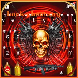 Red Skull Guns Keyboard Theme icon