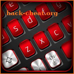Red Stereo Metal keyboard Theme icon