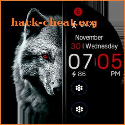 Red Wolf Watch Face icon
