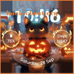 ReS49 - Cute Halloween Cat icon