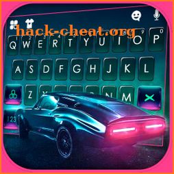 Retro Cyberpunk Car Keyboard Theme icon