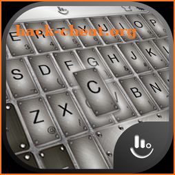 Retro Metallic Texture Keyboard Theme icon
