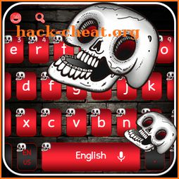 Retro Skeleton Red Keyboard Theme icon