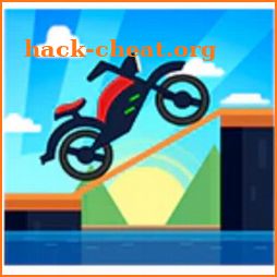 Riding Bike Game || Draw road bike game icon
