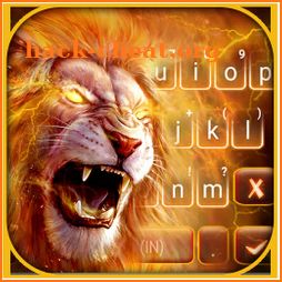 Roaring Fire Lion Keyboard Theme icon