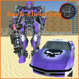 Robot Car Transforme Muscle Robot Car Simulator icon