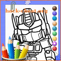 Robot Coloring Game icon