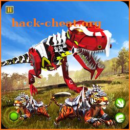 Robot Dinosaur vs Tiger Attack TRex Dinosaur Games icon