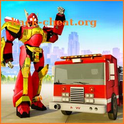 Robot Fire Fighter Rescue Truck icon