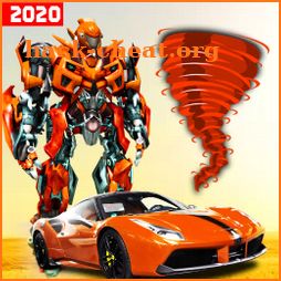 Robot tornado transform Shooting games 2020 icon