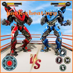 Robot vs Super hero - Robot Fighting Ring Battle icon