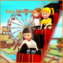 Roller Coaster Craft: Blocky Building & RCT Games icon