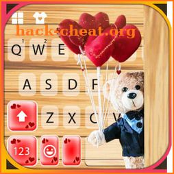 Romantic Bear Keyboard Background icon