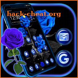 Romantic Blue Rose Theme icon