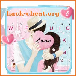 Romantic Couple Love Keyboard Theme icon