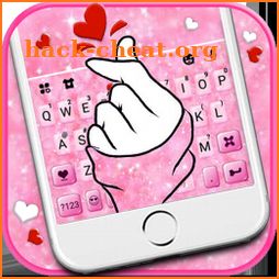 Romantic Hand Love Keyboard Theme icon