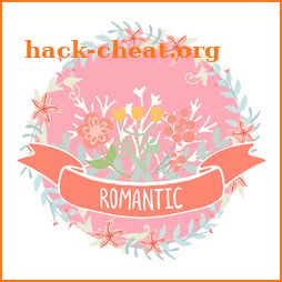 Romantic Love Flowers Keyboard Stickers for Gboard icon