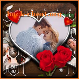 Romantic Love Photo Frames keyboard theme icon