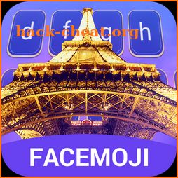 Romantic Paris Eiffel Tower Keyboard Theme ❤️ icon