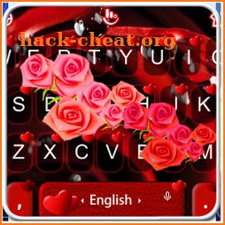 Romantic Red Heart Keyboard Theme icon