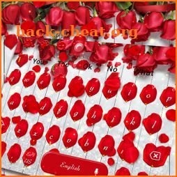 Romantic Red Rose Keyboard Theme icon