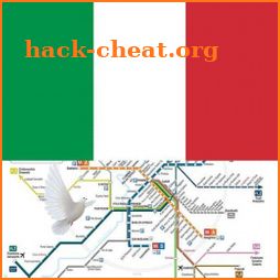 Rome Metro, Train, Bus, Tour Map Offline icon