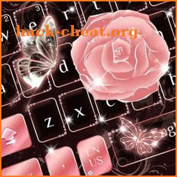Rose Butterfly keyboard icon