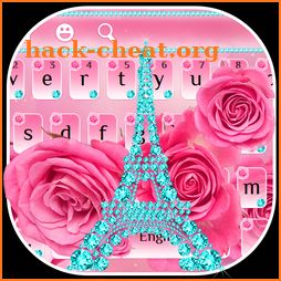 Rose Diamond Paris Keyboard icon