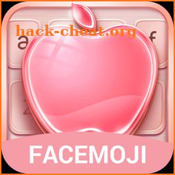 Rose Gold Apple Keyboard Theme for OS -Emoji & GIF icon
